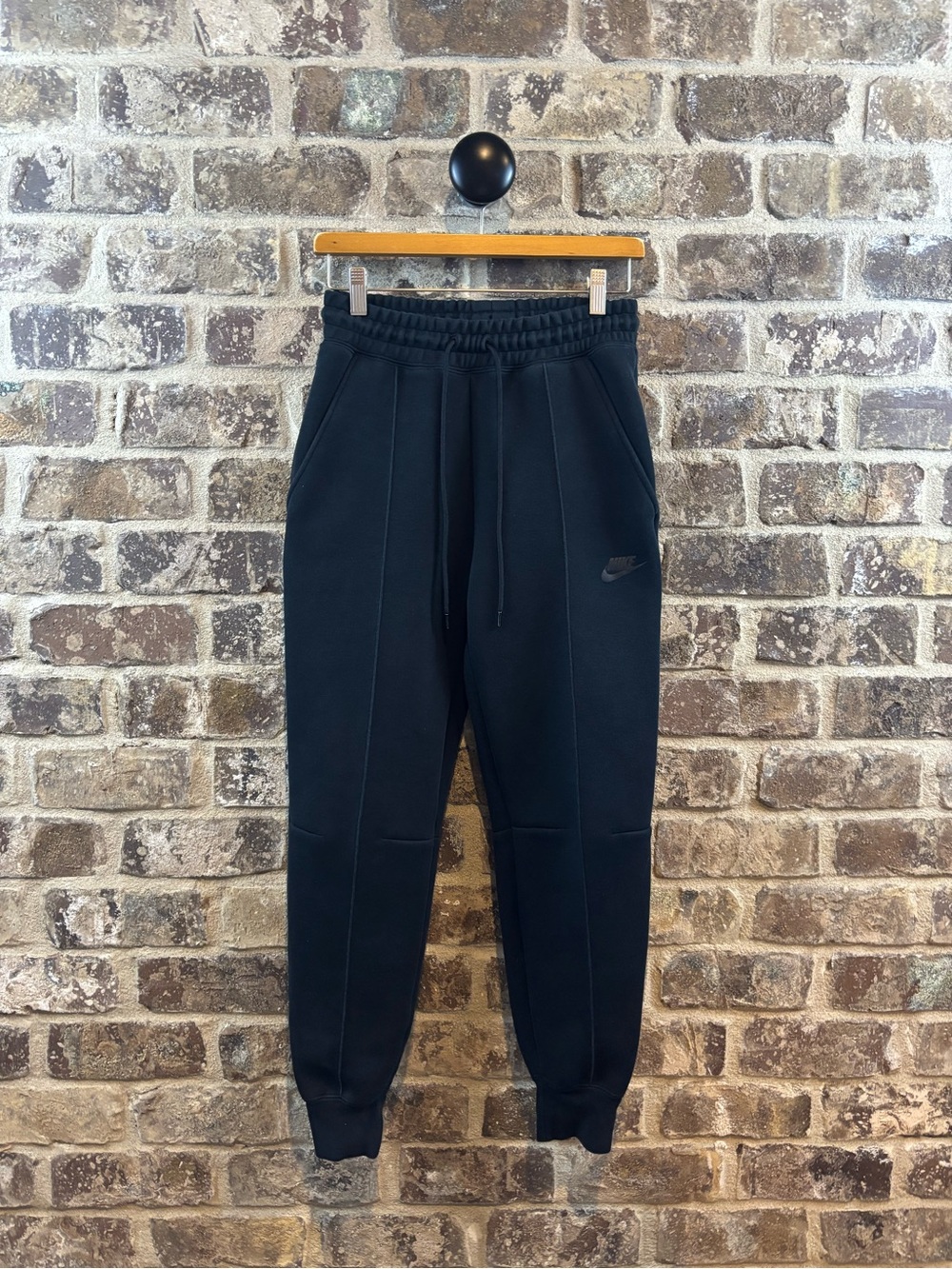 Nike Black Womens Tapered Jogger Sweatpants Size XS